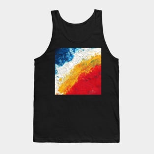 Abstract oil texture painting Tank Top